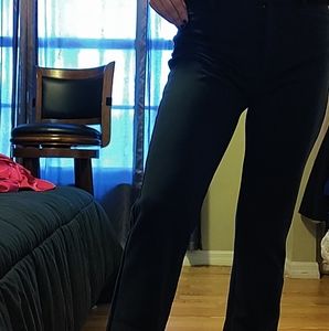 Navy blue size 6 boot cut work wear express pants